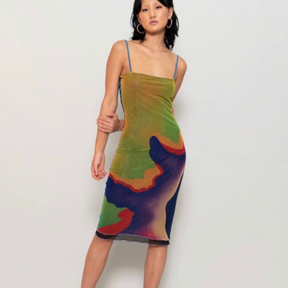 Double sided colored Expired Girl Dress size small